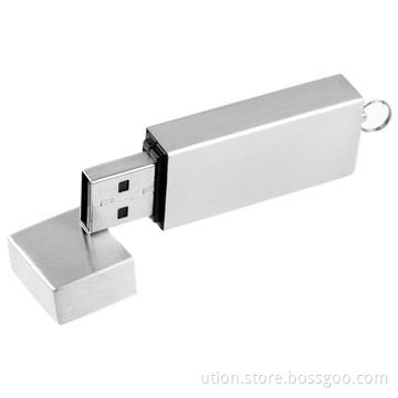 Metal Rectangular USB Flash Drive with Up to 64GB Maximum Memory Capacity and Free SampleNew